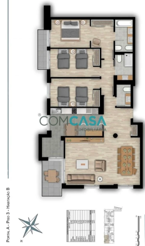 Apartamento T3 para Venda em Paranhos