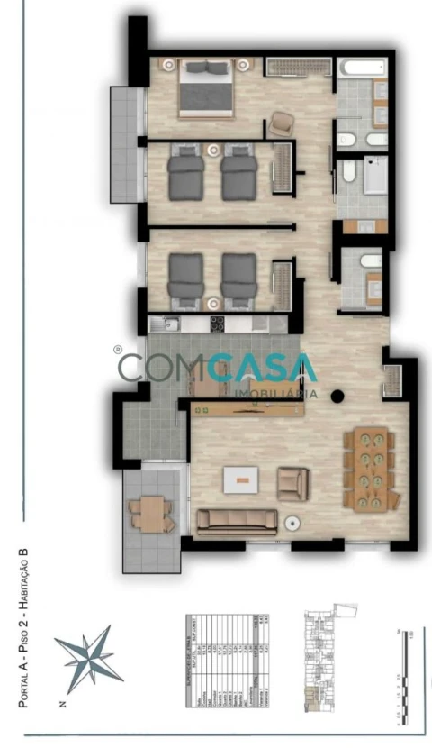 Apartamento T3 para Venda em Paranhos