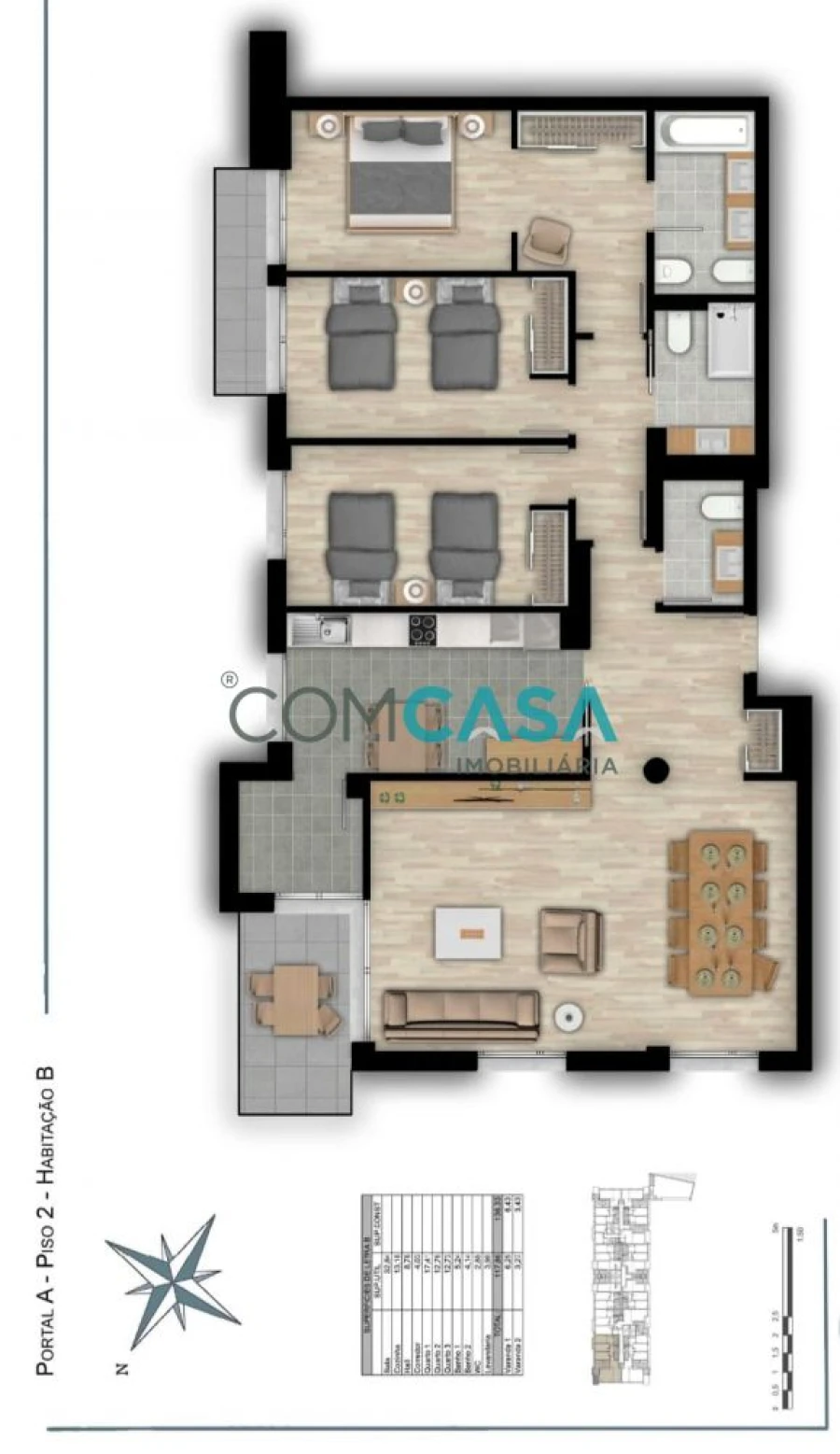 Apartamento T3 para Venda em Paranhos Foto 25
