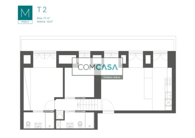 Apartamento T2 para Venda em Cedofeita, Santo Ildefonso, Sé, Miragaia, São Nicolau e Vitória