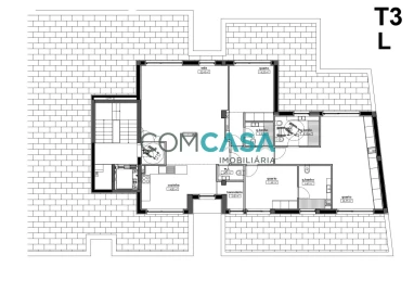 Apartamento T3 para Venda em Perafita, Lavra e Santa Cruz do Bispo