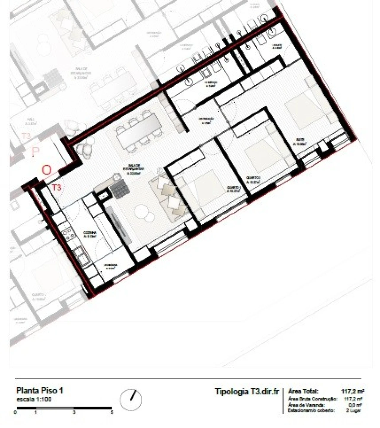 Apartamento T3 para Venda em Perafita, Lavra e Santa Cruz do Bispo Foto 9