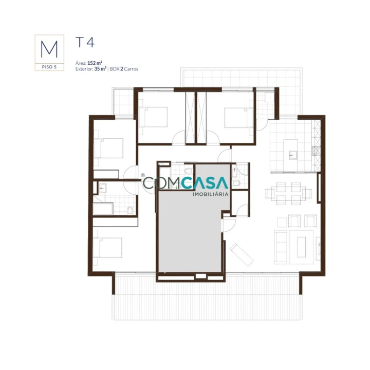 Apartamento T4 para Venda em Mafamude e Vilar do Paraíso Foto 6