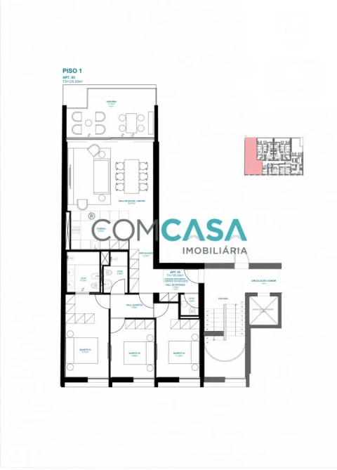 Apartamento T3 para Venda em Matosinhos e Leça da Palmeira