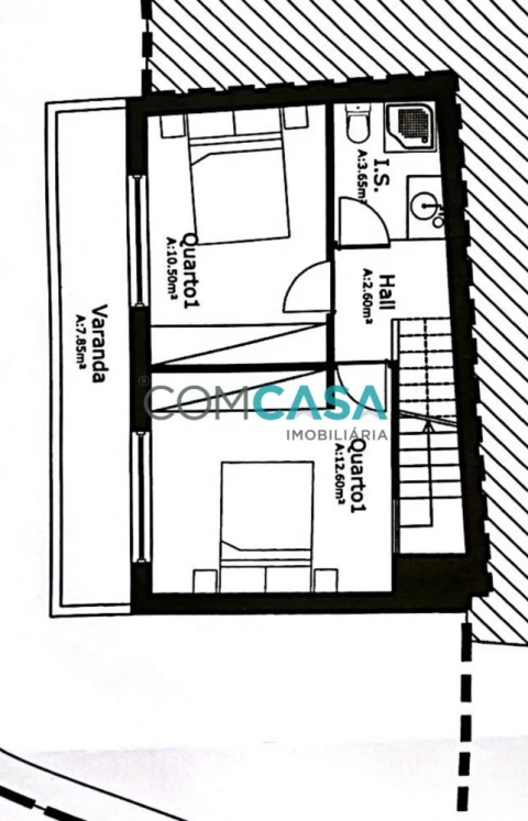 Moradia T2 para Venda em Carvalhais