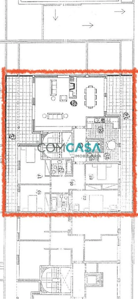 Apartamento T4 para Venda em Perafita, Lavra e Santa Cruz do Bispo