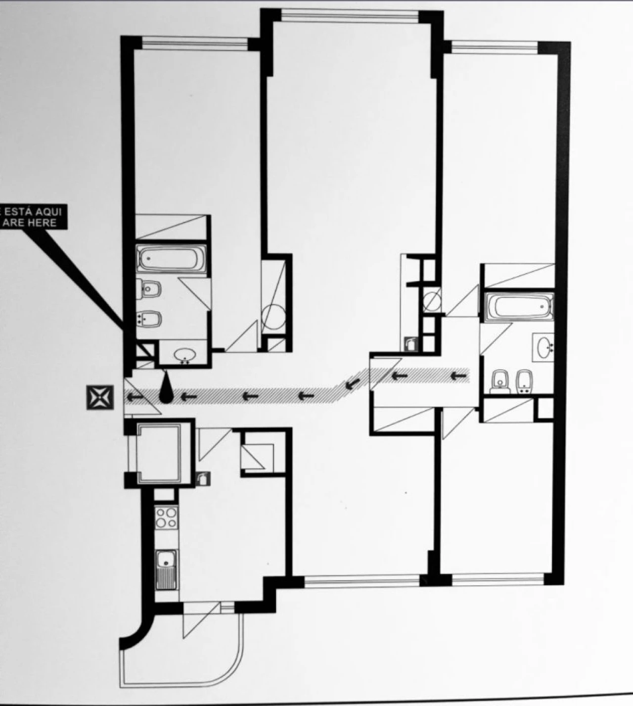 Apartamento T3 para Venda em Aldoar, Foz do Douro e Nevogilde Planta 2
