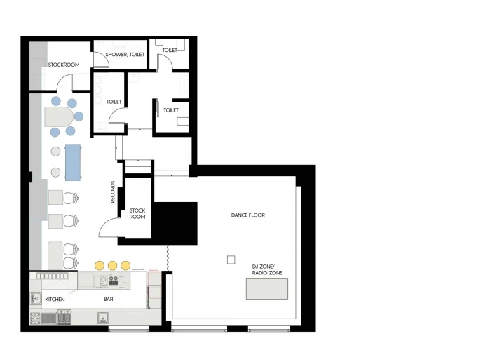Loja para Trespasse em São Vicente Planta 1