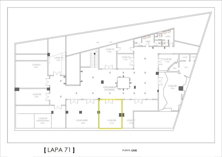 Loja para Trespasse em Estrela Planta 1