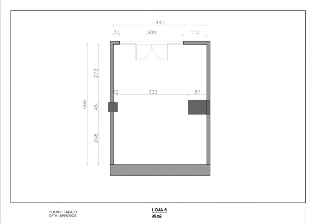 Loja para Trespasse em Estrela Planta 2