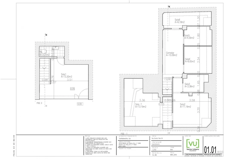 Loja para Trespasse em Campo de Ourique Planta 1