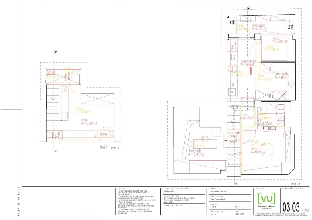 Loja para Trespasse em Campo de Ourique Planta 5