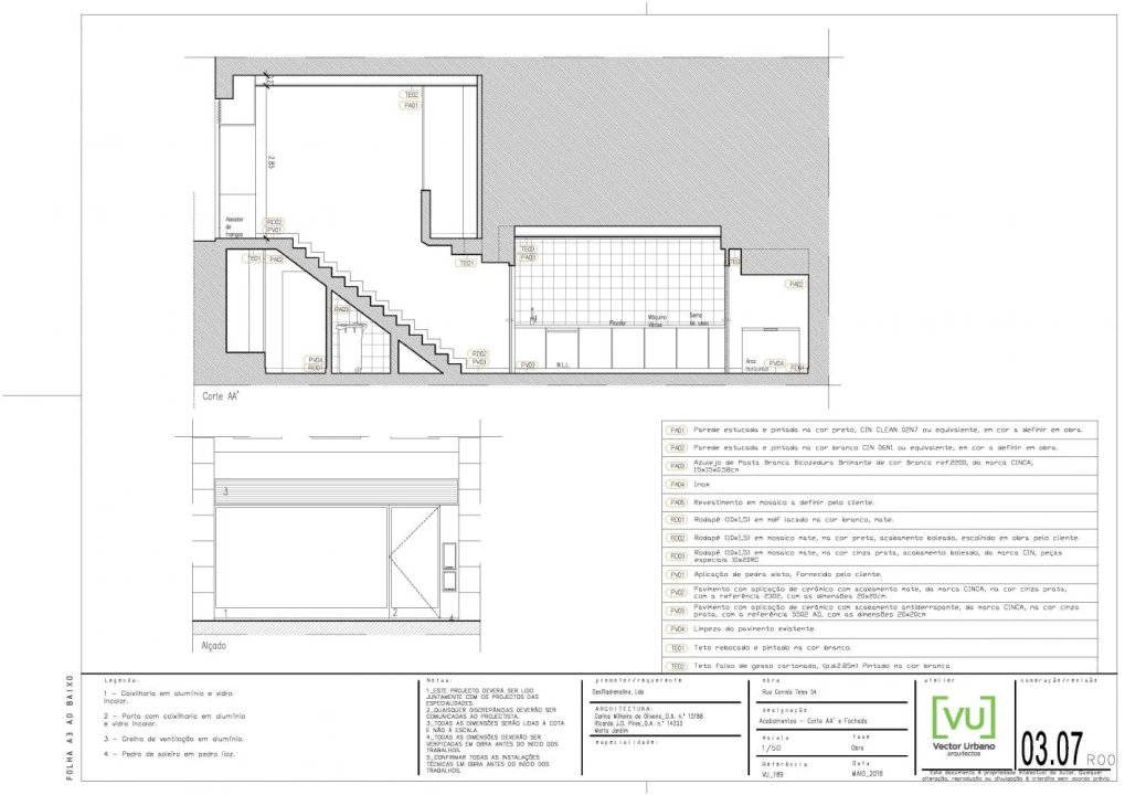 Loja para Trespasse em Campo de Ourique Planta 9