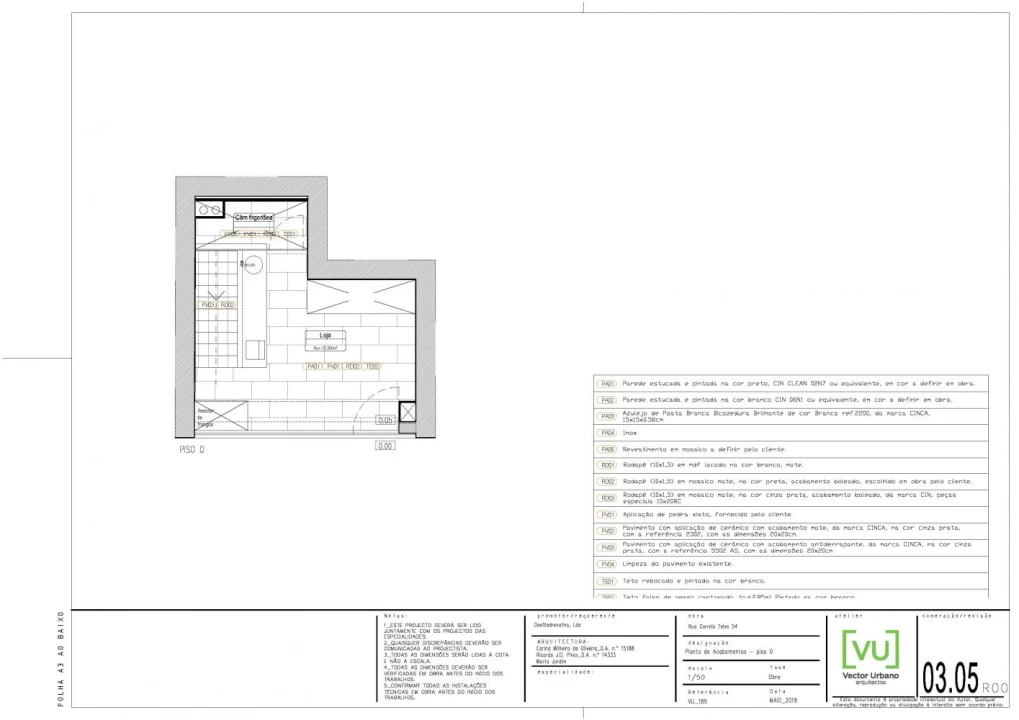 Loja para Trespasse em Campo de Ourique Planta 7