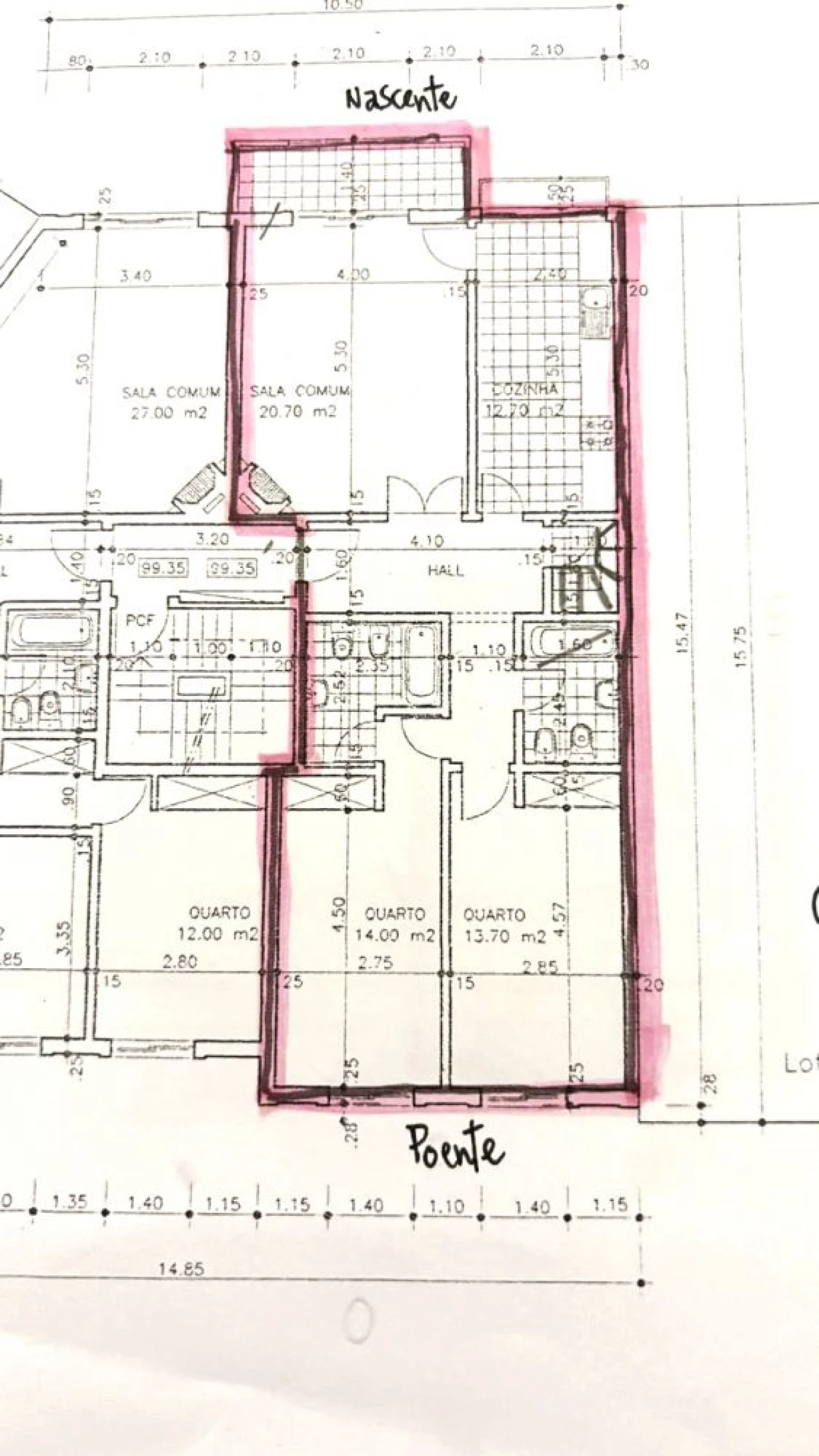 Apartamento T3 para Venda em Carcavelos e Parede Foto 47