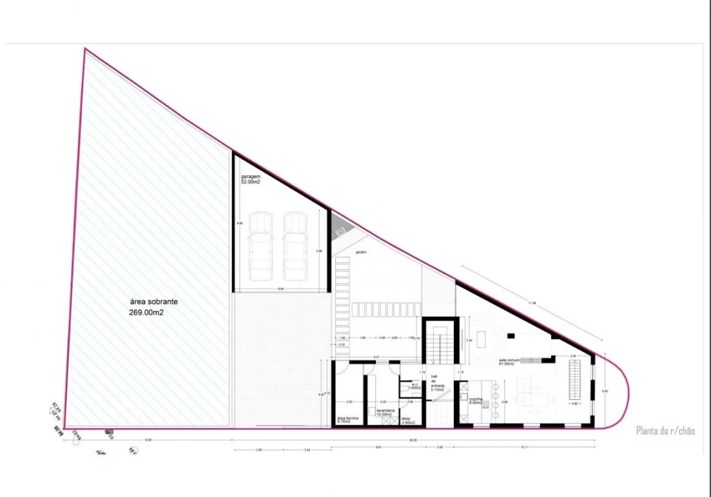 Moradia T3 para Venda em Vilar de Pinheiro Planta 2