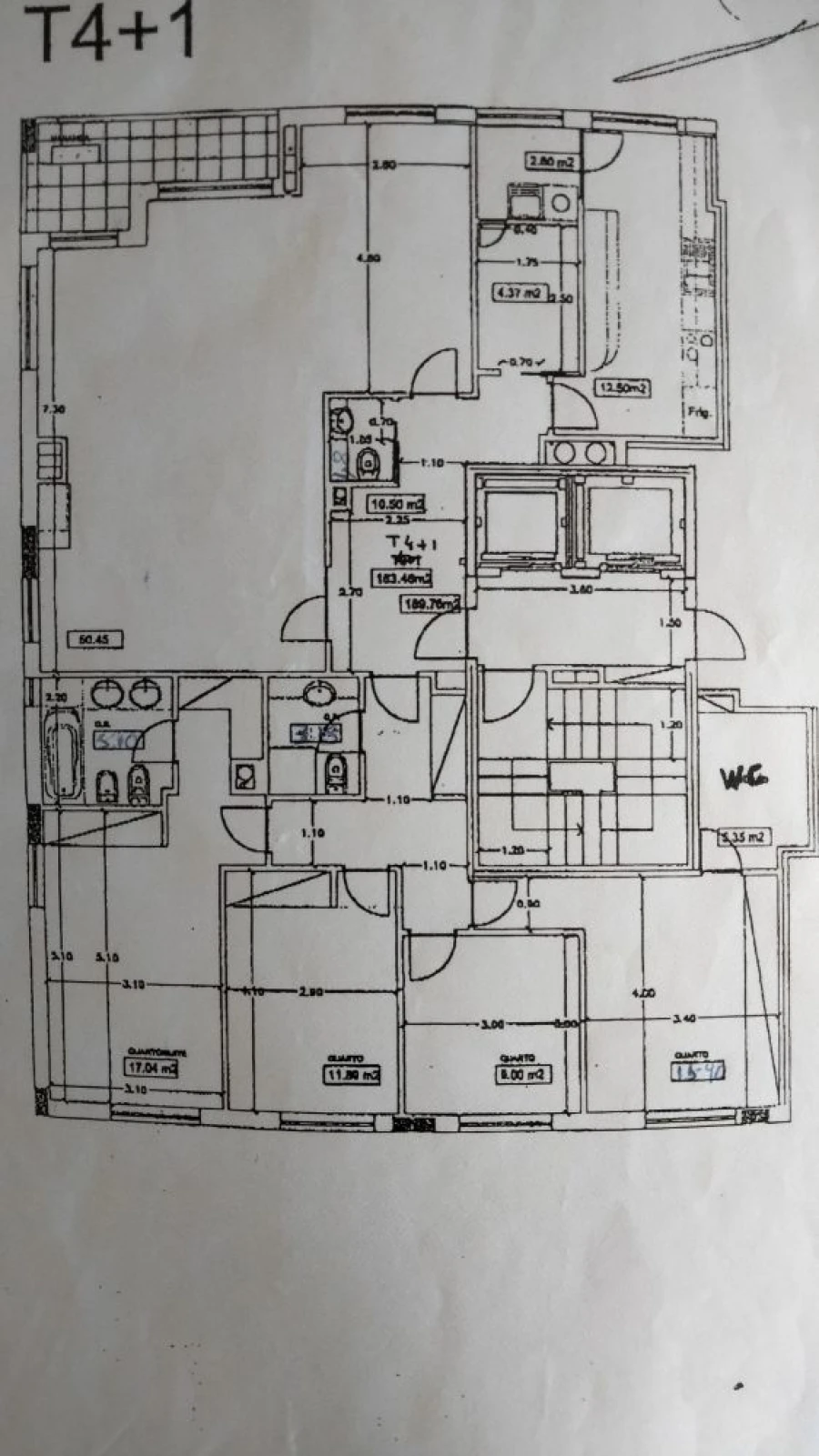 Apartamento T4 para Venda em Aldoar, Foz do Douro e Nevogilde Planta 1