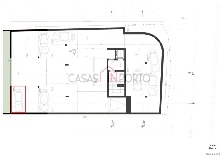 Apartamento T2 para Venda em Paranhos Planta 2