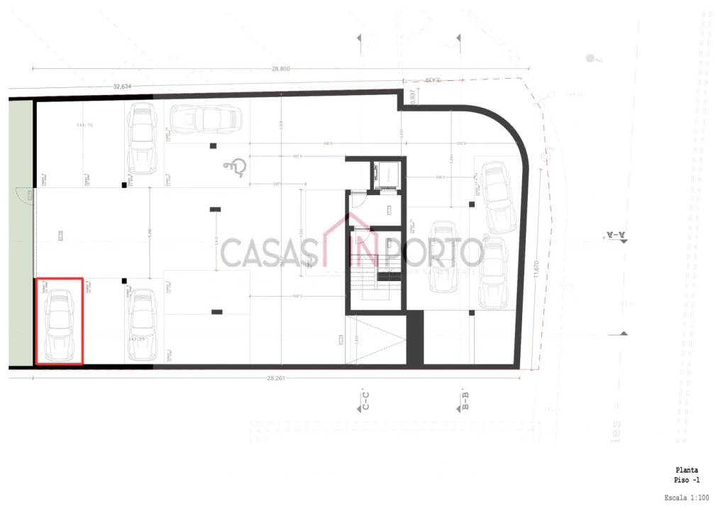 Apartamento T2 para Venda em Paranhos Planta 2