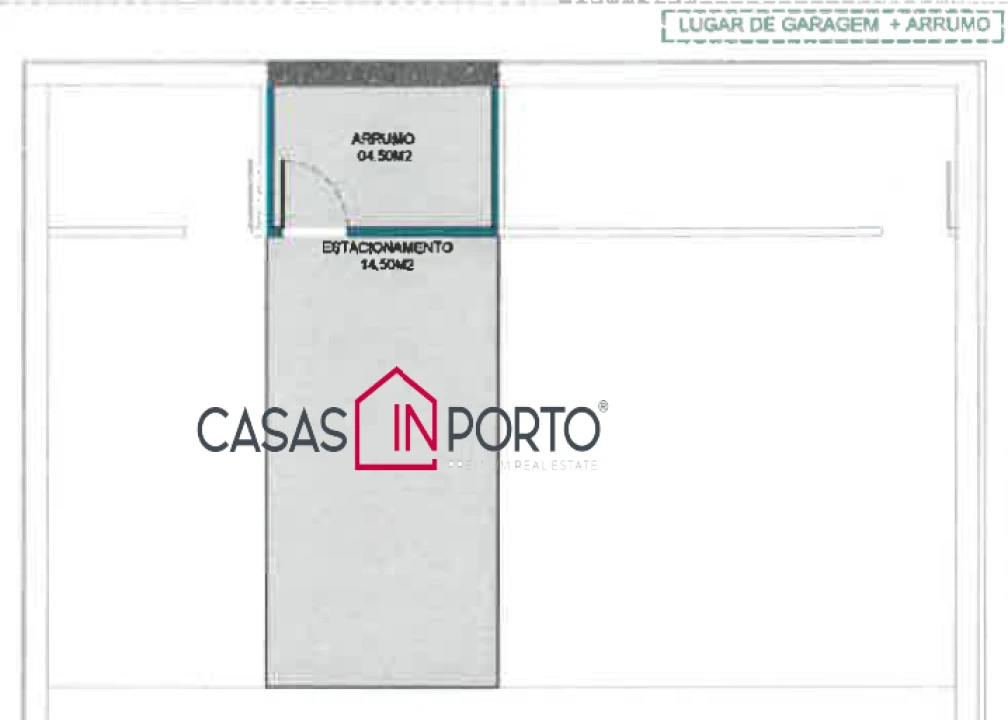 Apartamento T3 para Venda em Glória e Vera Cruz Planta 2