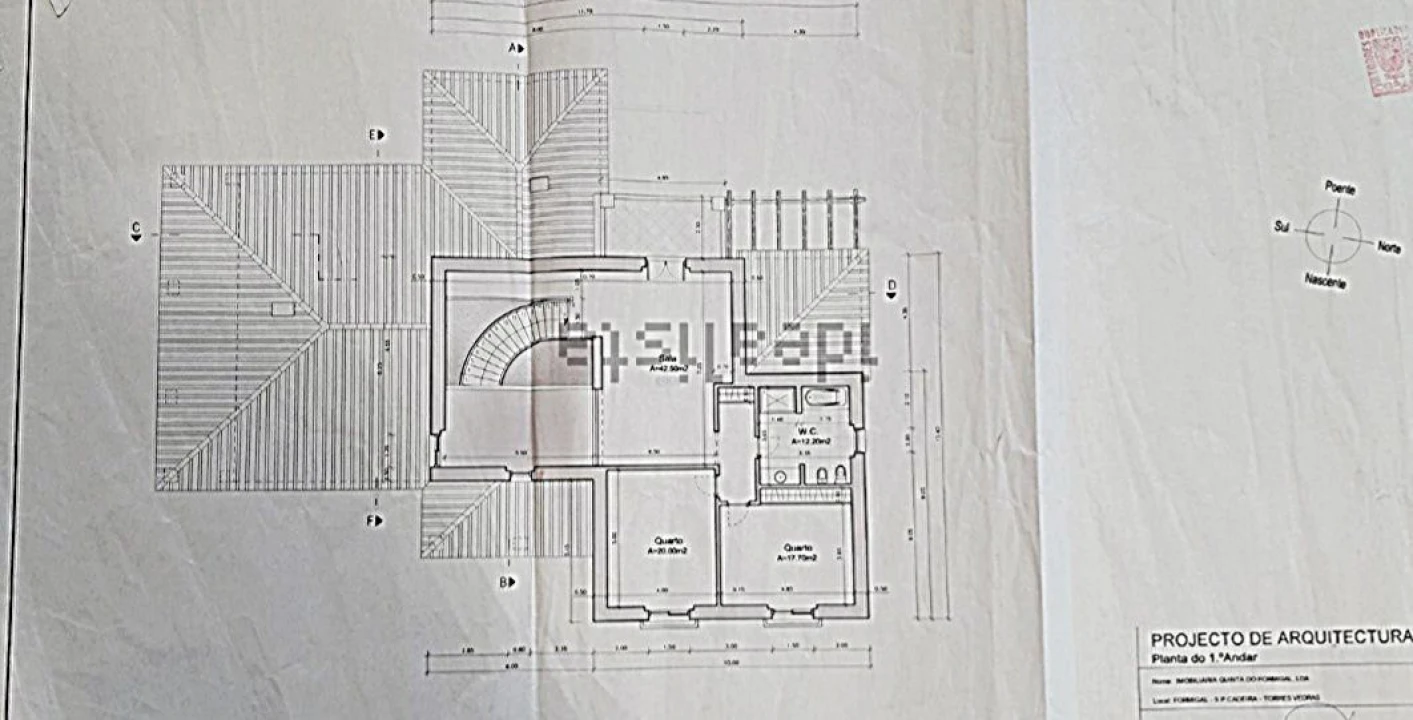 Moradia T7 para Venda em São Pedro da Cadeira Planta 2