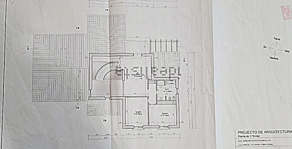 Moradia T7 para Venda em São Pedro da Cadeira Planta 2