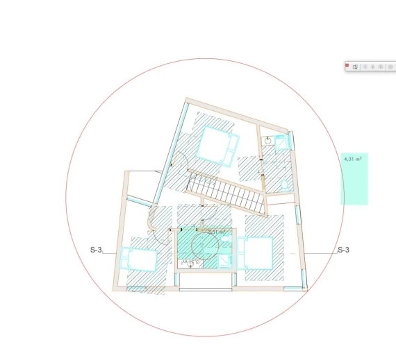 Moradia T3 para Venda em Santa Maria, São Pedro e Matacães Planta 1