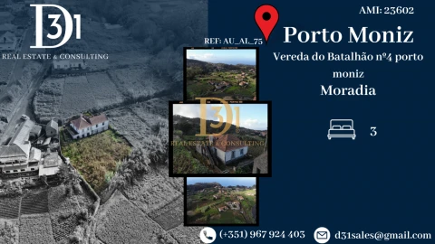 Moradia T3 para Venda em Porto Moniz