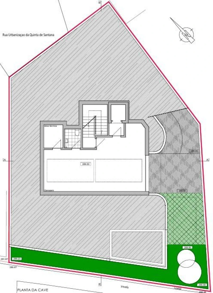 Moradia T3 para Venda em Funchal (Santa Luzia) Planta 1