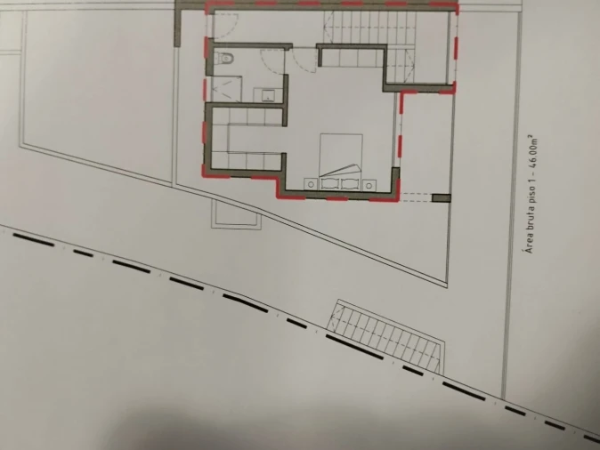 Moradia T3 para Venda em Santo Antonio Planta 3