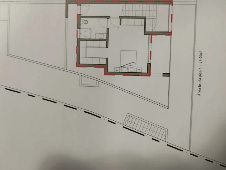 Moradia T3 para Venda em Santo Antonio Planta 3