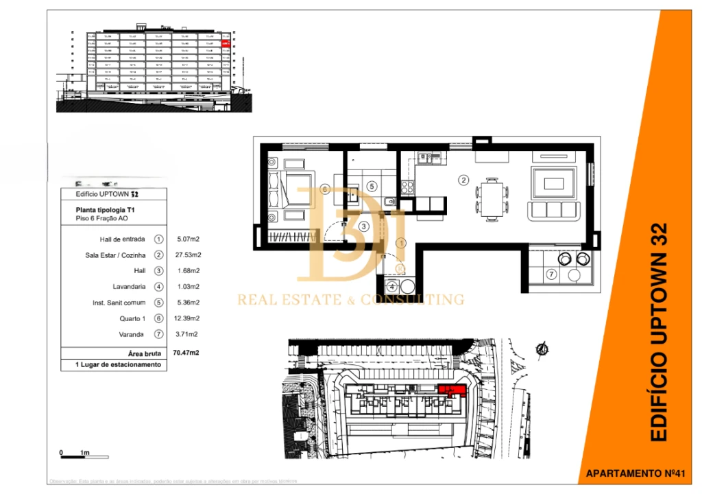 Apartamento T1 para Venda em São Martinho Foto 3