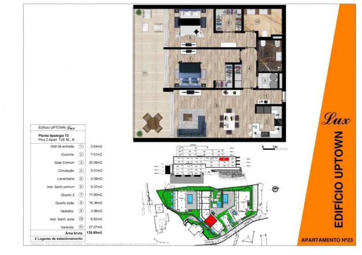 Apartamento T2 para Venda em Funchal (Santa Luzia) Planta 1