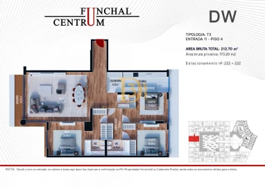 Apartamento T3 para Venda em Funchal (Se)