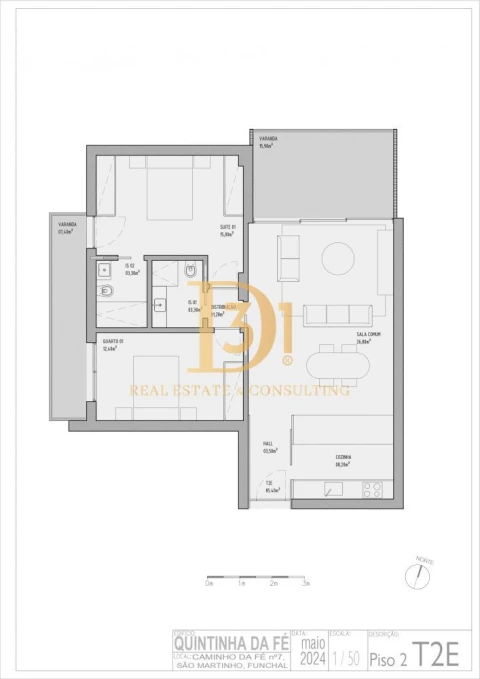 Apartamento T2 para Venda em São Martinho