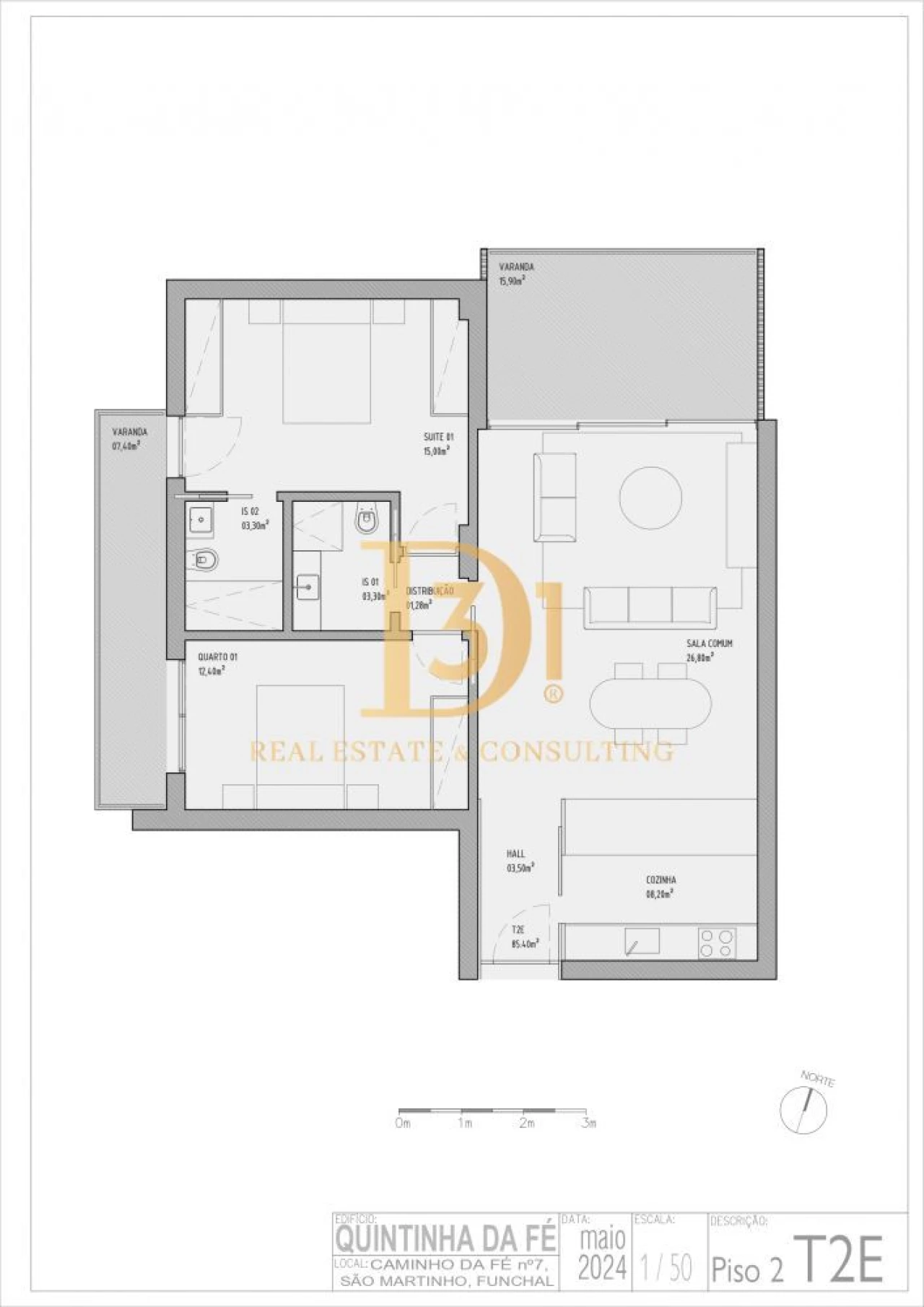 Apartamento T2 para Venda em São Martinho Foto 2