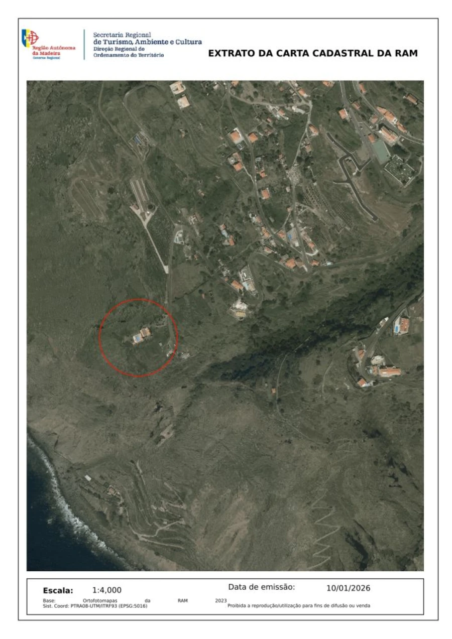 Terreno para Venda em Fajã da Ovelha Planta 1