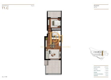 Apartamento T1 para Venda em Funchal (Santa Luzia)