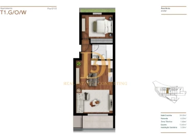 Apartamento T1 para Venda em Funchal (Santa Luzia)