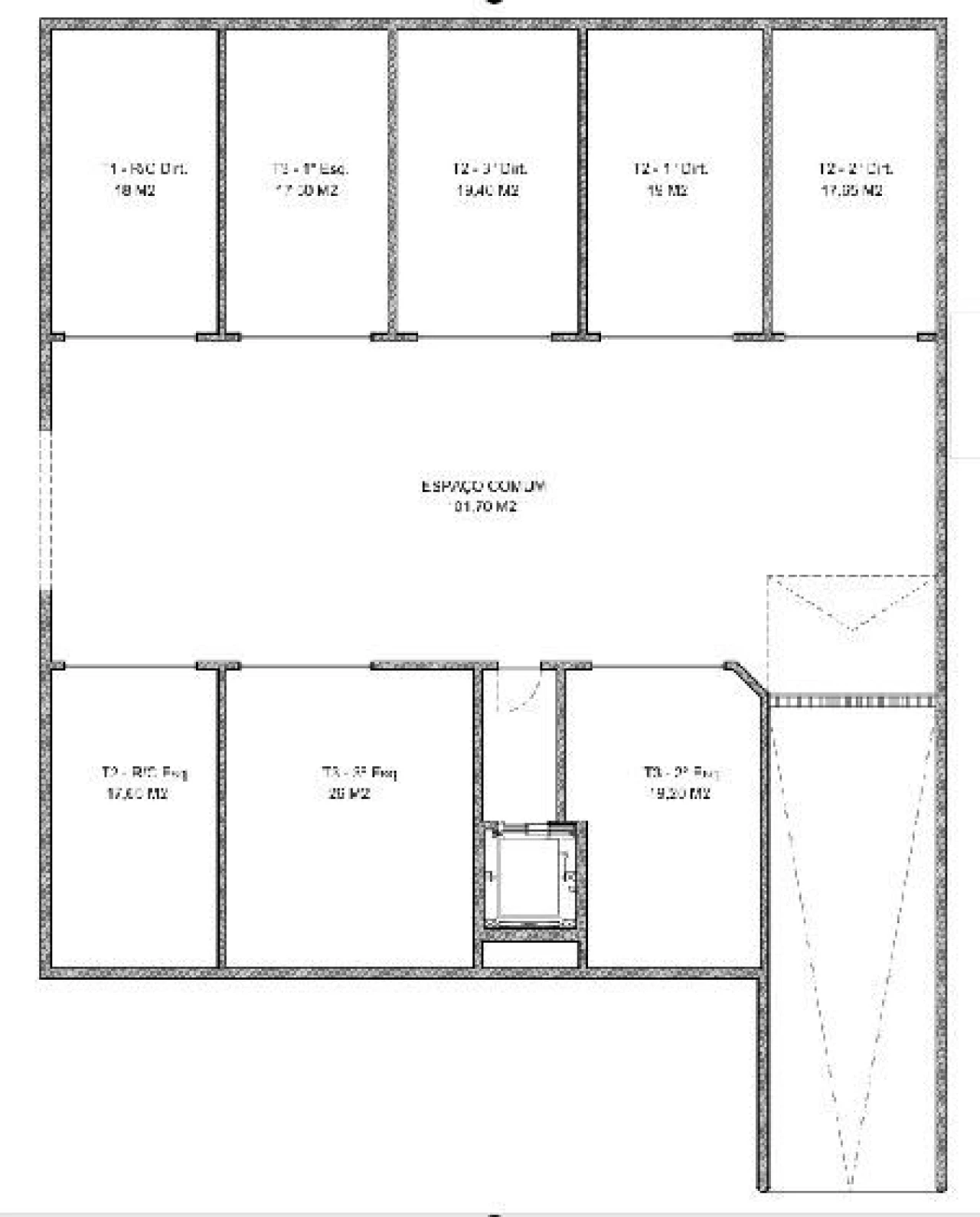 Apartamento T3 para Venda em Eiras e São Paulo de Frades Planta 2