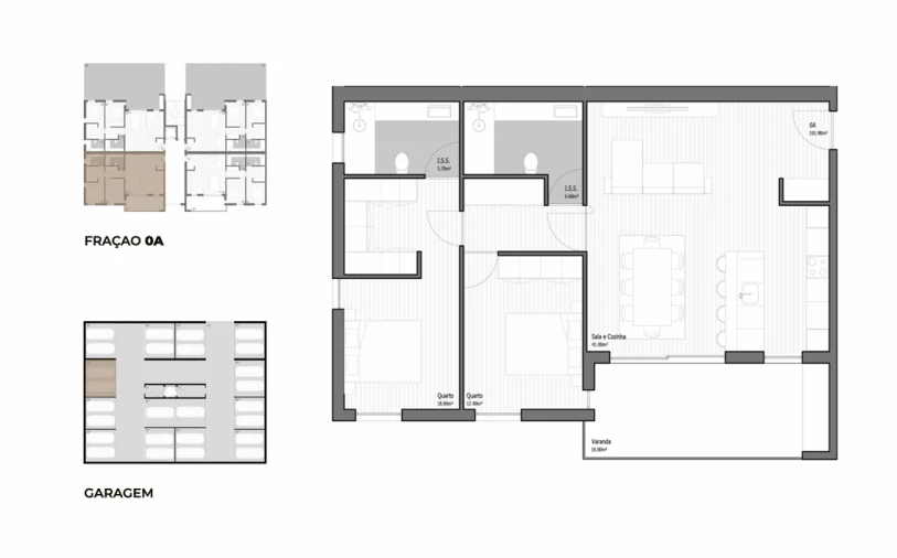Apartamento T2 para Venda em Poiares (Santo Andre) Foto 27