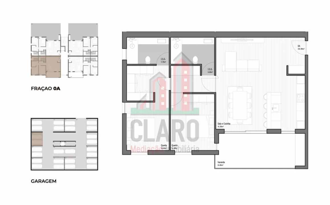 Apartamento T2 para Venda em Poiares (Santo Andre) Foto 24