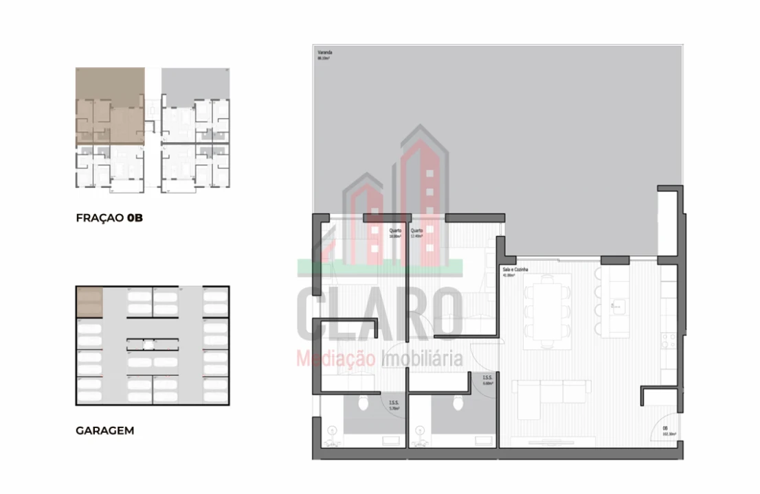 Apartamento T2 para Venda em Poiares (Santo Andre) Foto 24