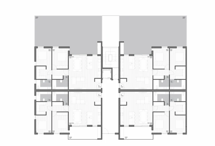 Apartamento T2 para Venda em Poiares (Santo Andre) Foto 28