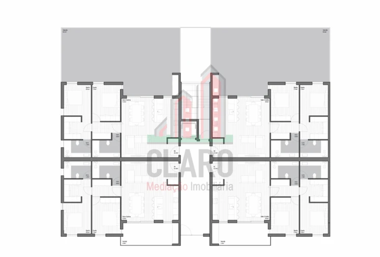 Apartamento T2 para Venda em Poiares (Santo Andre) Foto 25