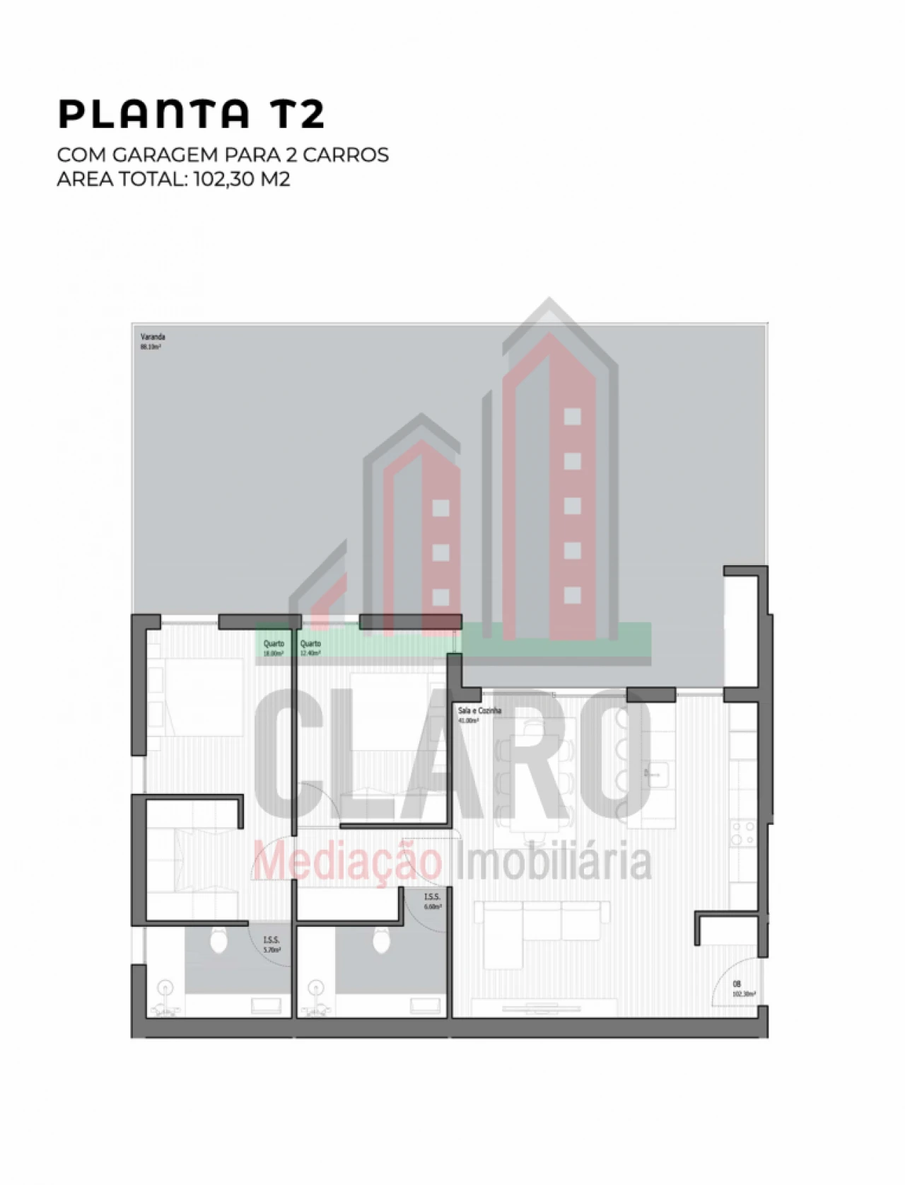 Apartamento T2 para Venda em Poiares (Santo Andre) Foto 25