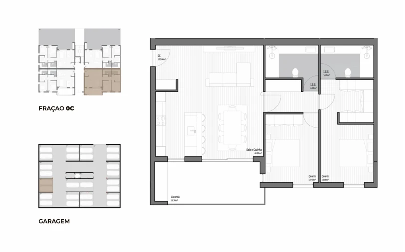 Apartamento T2 para Venda em Poiares (Santo Andre) Foto 29