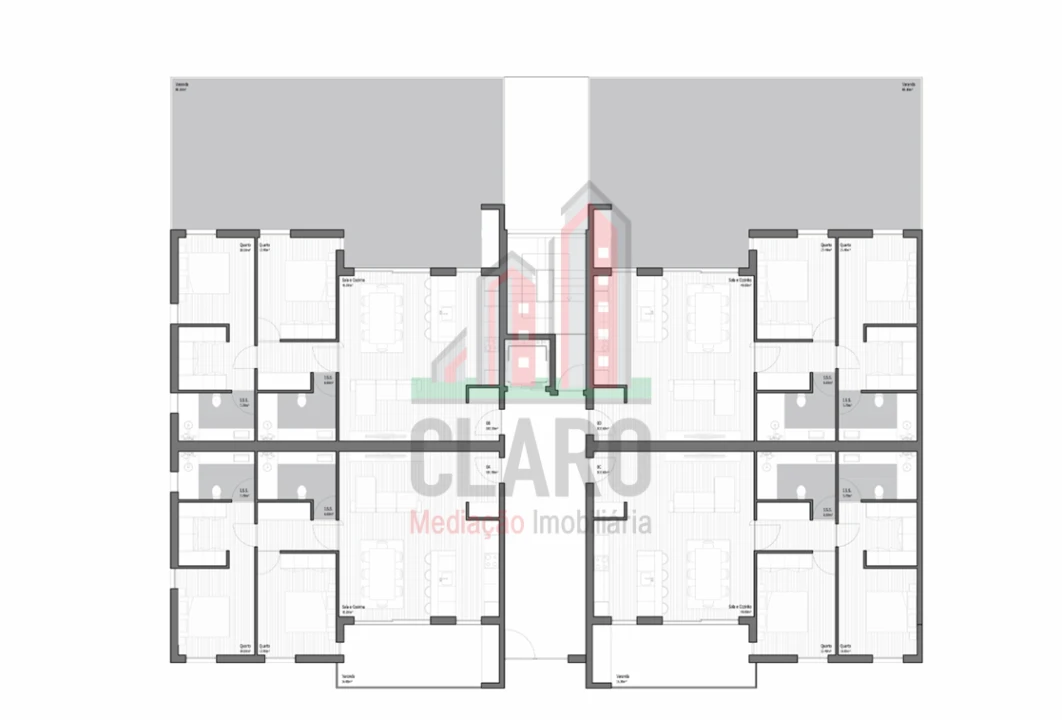 Apartamento T2 para Venda em Poiares (Santo Andre) Foto 20