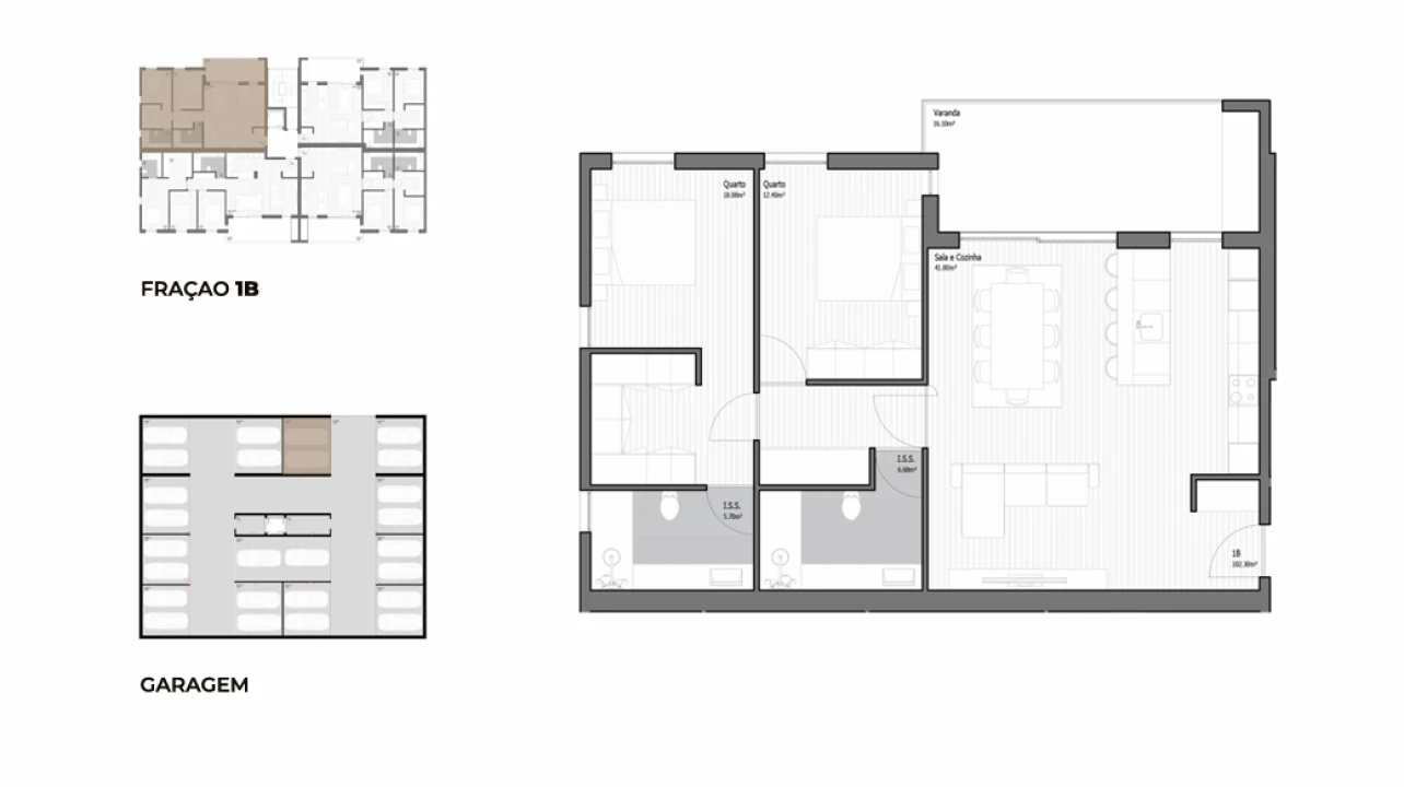 Apartamento T2 para Venda em Poiares (Santo Andre) Foto 27