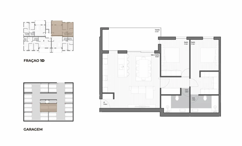 Apartamento T2 para Venda em Poiares (Santo Andre) Foto 28